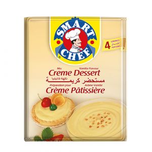 Lot de 2 crème patissière vanille smart chef 