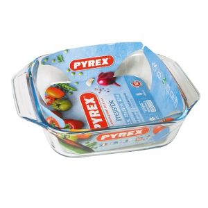 Plat four en verre