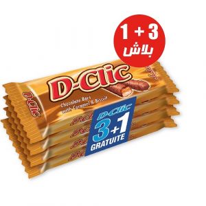 Lot de 3 barres de chocolat au caramel et au biscuit