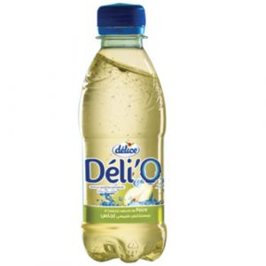 Lot de 6 bouteilles d'eau gazéifie aromatisé poire
