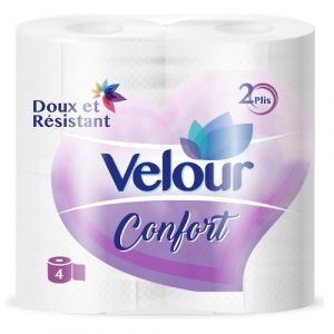 Lot de 4 papier hygiénique 2 plis