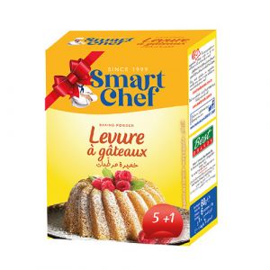 Lot de 6  sachets de levure gâteaux