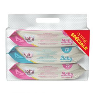 Lot de 3 lingettes +3 gratuit 