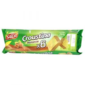 Groupage de 6 gaufrettes noisette