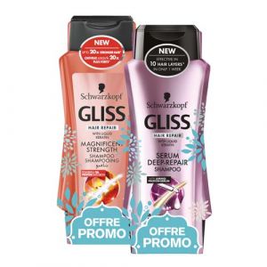 Lot de shampoing et après shampoing