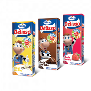 Lait aromatisé 