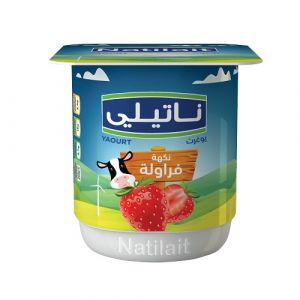 Yaourt aromatisé fraise