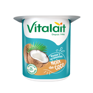Yaourt aromatisé noix de coco