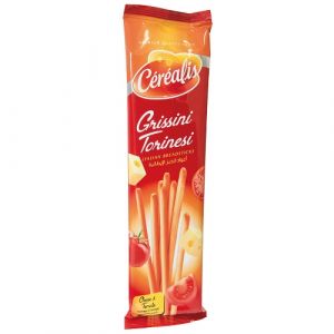 Bâtonnets grissini fromage et tomate