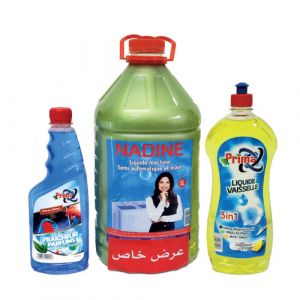 Lessive liquide machine - Liquide vaisselle  et Lave vitre