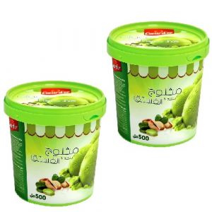 Lot de 2 glaces pistache