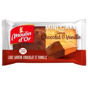 Mini cake chocolat vanille