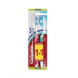 Lot de 2 brosses à dents triple action