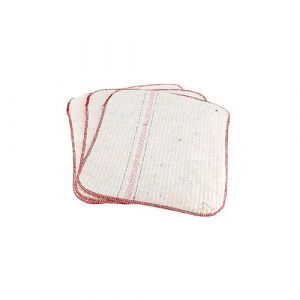 Lot de 3 lavettes extra blanche