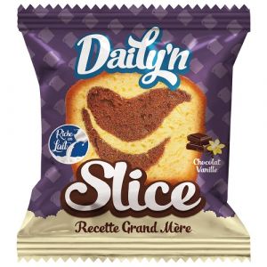 Lot de 3 cakes slice marbré