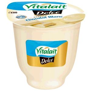 Lot de 5 crèmes desserts chocolat blanc