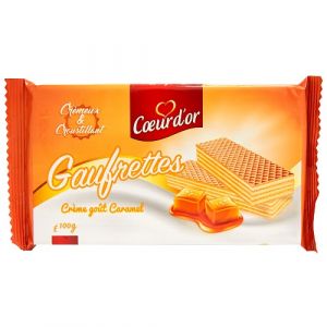 Lot de 3 gaufrettes Caramel