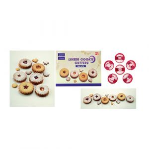 Lot de 6 moules à biscuits en plastique