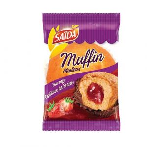 Cake muffins fraise
