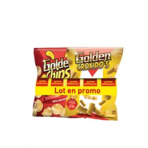 Lot de  2 chips fromage et oignon