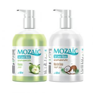 Gel lavant mains noix de coco et pomme