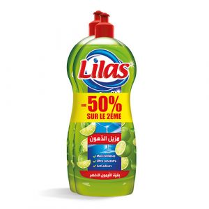 Lot de 2 liquides vaisselle citron vert 