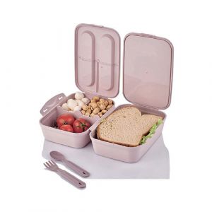 Porte goûter avec couvert