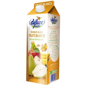 Boisson au jus de fruits blancs