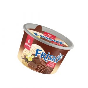 2 glaces vanille chocolat