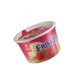 2 glaces vanille fraise