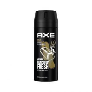 Déodorant homme gold bois de oud et vanille noire