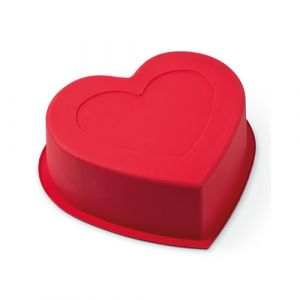 Moule cake en forme cœur en silicone