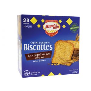 Biscotte complet au son