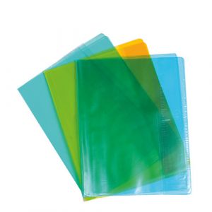 Lot de 5 protéges cahier cristal transparent