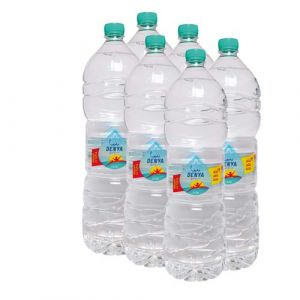 Lot de 6 bouteilles d'eau minérale