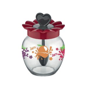 Pot de confiture en verre
