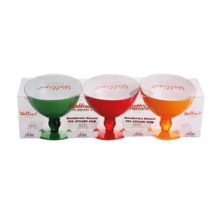 Lot de 3 coupes à glace