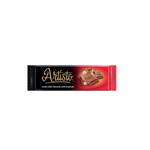 Barette de chocolat aux noisettes