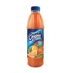 Boisson au jus nectar orange carotte