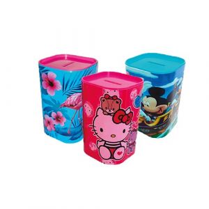 Tirelire pour enfant en plastique