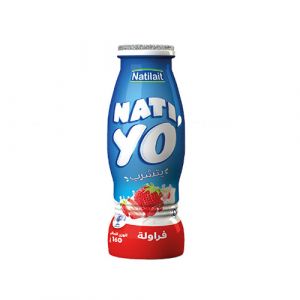 Yaourt à boire fraise