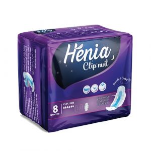 Lot de 3 serviette hygienique clip super