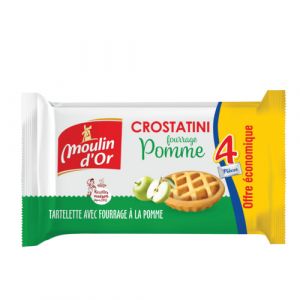 Groupage de 4 crostatini pomme