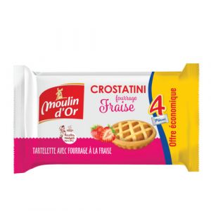 Groupage de 4 crostatini fraise