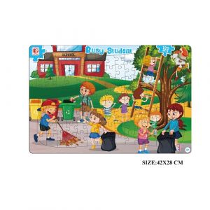 Puzzle busy student
