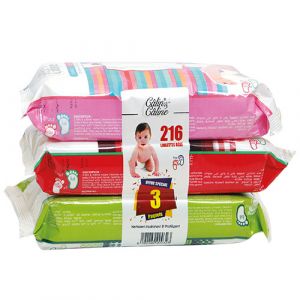 Lot de 3 lingettes bébé