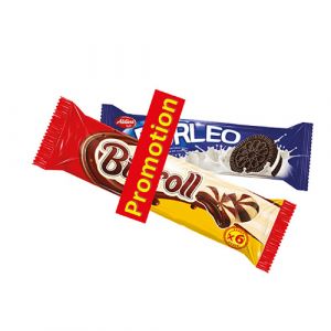 Lot de 2 biscuits vanille cacao