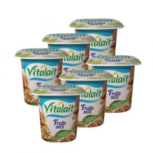 Lot de 6 yaourts aux morceaux fruits sec et graines