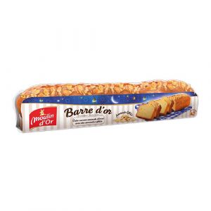 Cake barre d'or amande