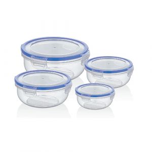 Set de 4 boîtes de conservation rond